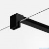 New Trendy Nesta Black parawan nawannowy ze wspornikiem prostopadłym 80x150 cm szkło przejrzyste P-0200-WP